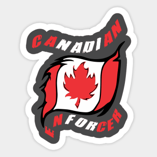 BDW Canadian Enforcer Sticker
